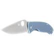 Spyderco Tenacious R.I.L. Blue Titanium, Satin 8Cr13MoV by Eric Glesser (C122TIBLP)