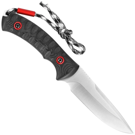 Muela Phantom-12W Black Micarta Knife, Satin X50CrMoV15
