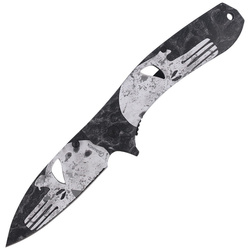 Nóż składany Martinez Albainox Skull 3D Aluminium, 3D Printed 3Cr13MoV (18462)