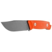 Fox Rifle Receiver Knife Orange G10, Acid Stonewashed Becut by Riccardo Gobbato (FX-662 OR)