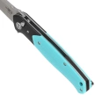 Bestech Swordfish Knife Black/Light Blue G10, Satin 14C28N (BG62F)