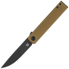 Nóż składany Fox Chnops OD Green Aluminium, Black Top Shield Becut by Riccardo Gobbato (FX-543 ALG)