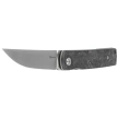 Reate Bushido Knife Titanium/Dark Matter Purple Fat Carbon, Hand Satin M390