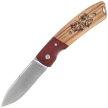Martinez Albainox Eagle Hunting Knife Zebra Wood, Satin 3Cr13MoV (25079GR621)
