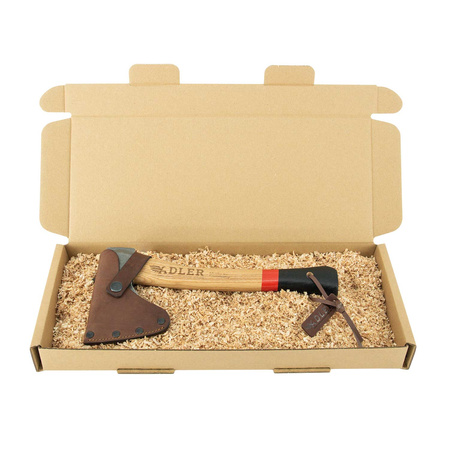 Toporek Adler Scout Black / Red Ash Wood, C60 Carbon Steel (280.0E030A011)