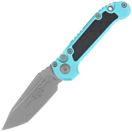 Nóż automatyczny Microtech LUDT Gen III T/E Turquoise Aluminium, Apocalyptic M390MK by Tony Marfione (1136-10APTQ)