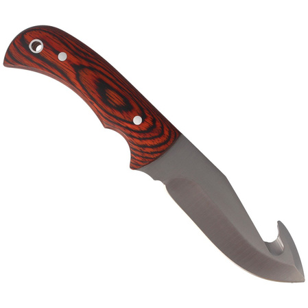 Muela Bisonte-11R Pakka Wood Knife, Satin X50CrMoV15