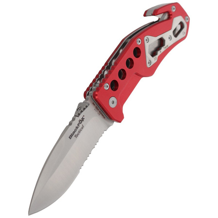 BlackFox Aluminium Red Rescue Folding Knife (BF-117)