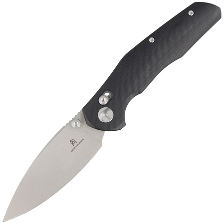 Bestechman Ronan Knife Black G10, Stonewashed 14C28N (BMK02D)