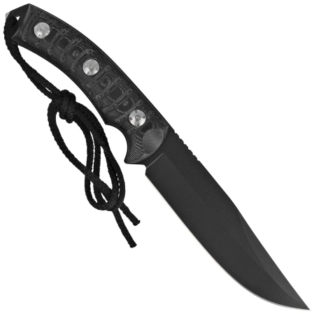 Nóż Muela Predator-14N Black Micarta, Black PTFE X50CrMoV15