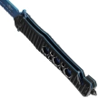 Nóż składany ratowniczy Decor Habitat Third Black/Blue Aluminium, Blue P/S 420 (TH-H0815A)