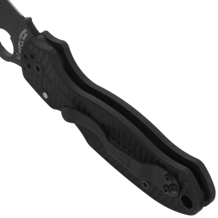 Nóż składany Spyderco Para 3 Salt Black G10, Black DLC MagnaCut by Sal, Eric Glesser (C223GMCBKP)