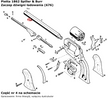 Charging lever attachment Pietta Colt 1851, Colt 1860, Colt 1861 (676)