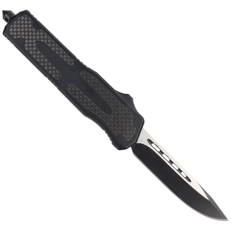 Nóż automatyczny Dulotec OTF Aluminium / Carbon Fiber, Two-Tone Finish 3Cr13MoV (K185A)