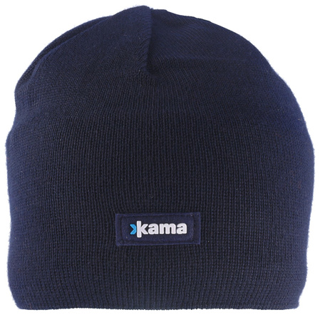 Kama Navy, Merino Wool GORE-TEX INFINIUM™ WINDSTOPPER® beanie (AW19-108)