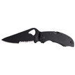 Spyderco Byrd Cara Cara 2 Stainless, Black Blade Combination (BY03BKPS2)