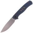 Nóż WE Knife Seer LE No 518/610 Blue Titanium, Rubber Silver (WE20015-2)