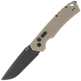 Tekto A3 Delta D/P Automatic Knife Desert G10, Black D2