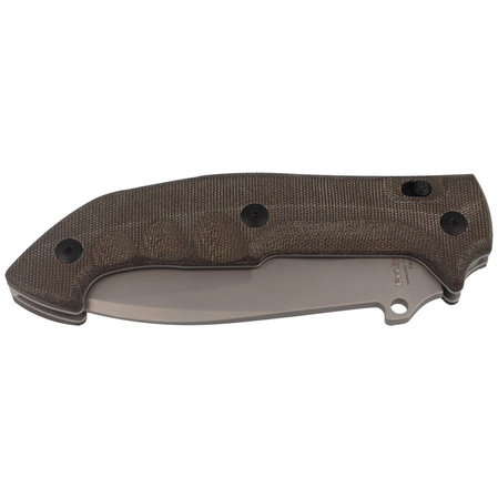 FOX Tracker Meskwaki Folding Knife, Green Micarta (FX-500)
