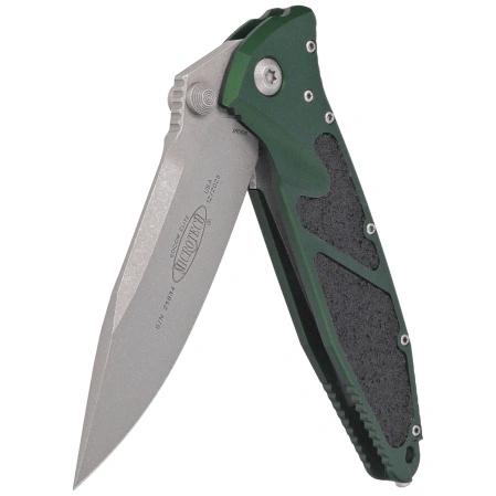 Nóż składany Microtech Socom Elite S/E-M Emerald Green Aluminum, Apocalyptic M390 by Tony Marfione (160-10APEG)