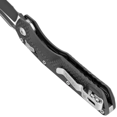 Microtech MSI S/E Ram-Lok Black Tri-Grip Polymer, Black M390MK by Tony Marfione (210T-1PMBK)