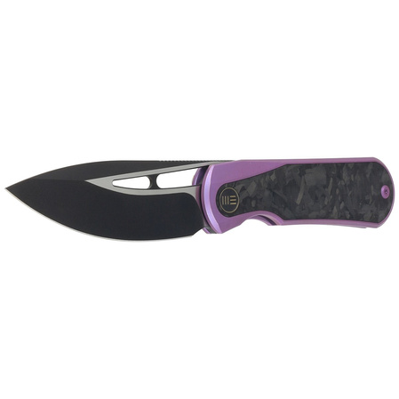 WE Knife Baloo Purple Titanium / Shredded Carbon Fiber, Black Stonewashed CPM 20CV by Ostap Hel (WE21033-3)