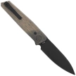 Reate PL-6 Green / Black Micarta, Black PVD Nitro-V (PL-6 GRBKM PVD)