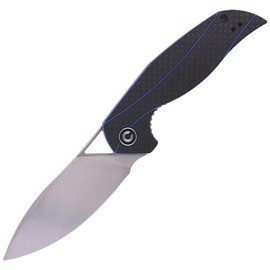 CIVIVI Anthropos Blue G10 / Carbon Fiber, Satin Finish by Elijah Isham (C903B)