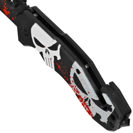 Martinez Albainox Rescue Knife 3D Skull ABS, Skull 3Cr13Mov (18683)