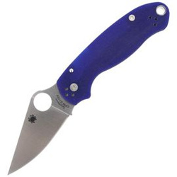 Spyderco Para 3 G-10 Dark Blue CPM S110V Knife (C223GPDBL)