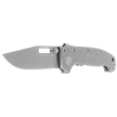 Demko MG AD20S Clip Point Knife Smooth Titanium, Stonewashed CPM20CV by Andrew Demko (MGAD20S-MAG-SM-TI-CP)
