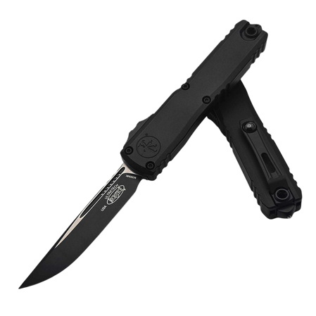 Nóż automatyczny OTF Microtech Ultratech Gen III ZBP S/E Black Aluminium, Tactical M390MK by Tony Marfione (1121-1T)