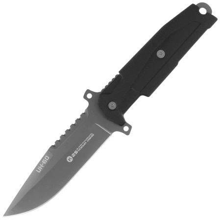 Nóż K25 RK-32380 UH-60 Black Rubber, Titanium 7Cr17Mov