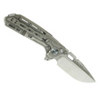 Reate TX228 LE No 084/200 Knife Bead Blasted Titanium, Bead Blasted Titanium Clip, Satin M390 (TX228 TBB.TBB.SAT)