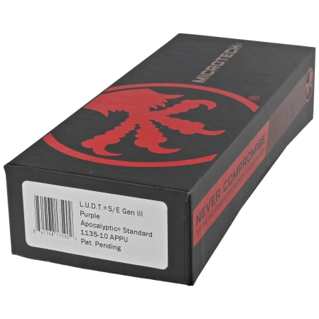 Microtech LUDT Gen III S/E Automatic Knife Purple Aluminum, Apocalyptic M390MK by Tony Marfione (1135-10APPU)