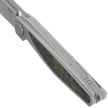Rike Knife Baidi T Titanium/Green Carbon Fiber, Bead Blasted M390 (RK-Baidi-T-P/GCF)