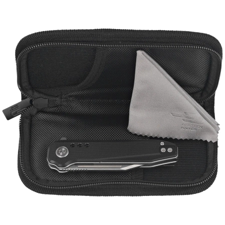 Nóż składany Bestech Syntax CP Black G10, Stonewashed/Satin CPM 154CM by Todd Knife and Tool (BG41A)