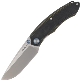 Nóż składany Remette Wild Species GC103 Green/Black G10, Fine Hand Grinding 14C28N (GC103-D)