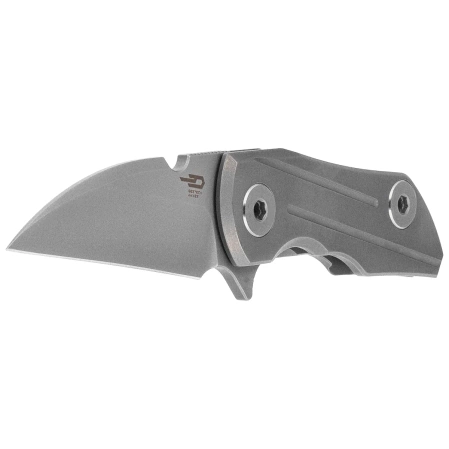 Bestech 2500 Delta Knife Dark Gray Titanium, Bead Blasted CPM S35VN by Poltergeist Works (BT2006B)
