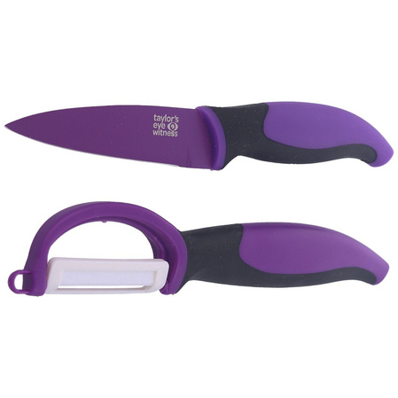 Taylor's Eye Knife Peeler and Peeler Set Violet (377800)