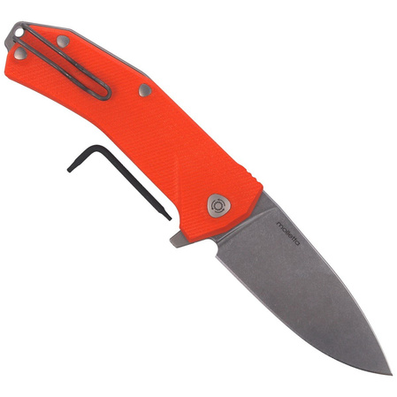 LionSteel KUR G10 Orange, Stonewashed Sleipner by Molletta (KUR OR)