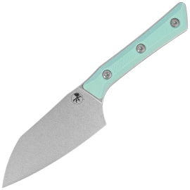 Microtech Santoku Knife 4.2'' Caribbean Blue G10, Stonewashed M390MK (3300-10CA)