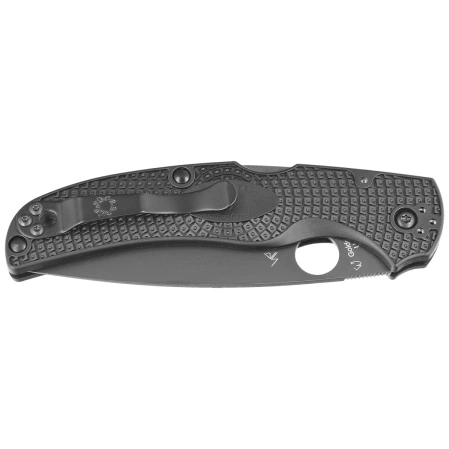 Spyderco Native Chief Black FRN, DLC CTS BD1N by Sal, Eric Glesser (C244PBBK)
