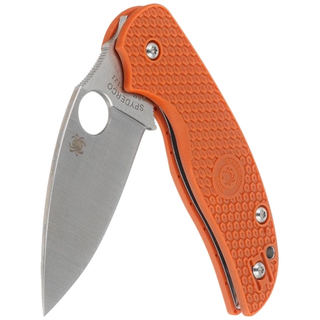 Nóż składany Spyderco Sage 5 Burnt Orange FRN, Satin Plain CPM REX 121 (C123BORP)