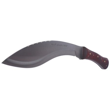 Muela Kukri-26M Rosewood Pakkawood Knife, Satin X50CrMoV15