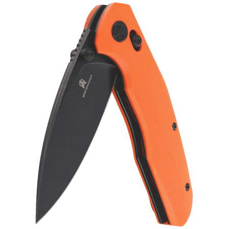 Bestechman Ronan Knife Orange G10, Black Titanized Stonewashed 14CN28N (BMK02H)