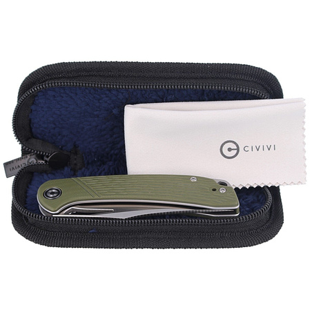 CIVIVI Knife Dogma OD Green G10, Satin Finish (C2005A)
