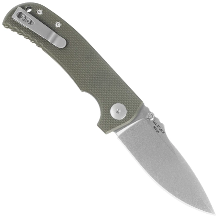 Spartan Blades Astor Green G10, Tumbled CPM 154CM by Les George (SFBL8GR)