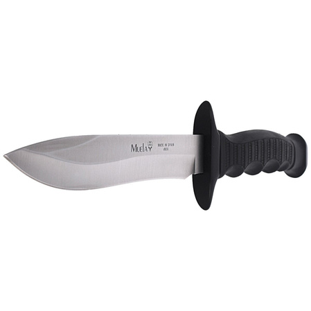 Muela 85-161 Black Rubber Knife, Satin 420H