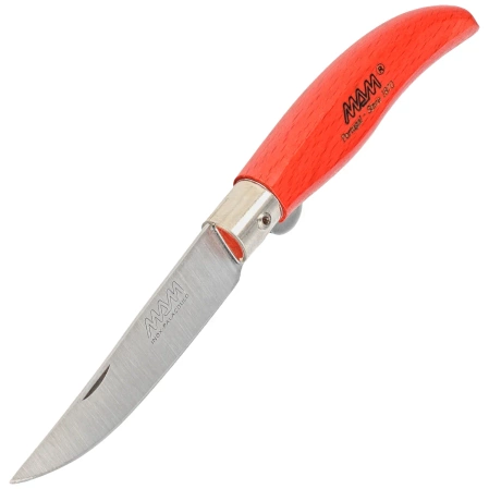 Nóż składany MAM Iberica z blokadą, Red Beech Wood, Steel HD (2011-RD)